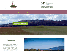 Tablet Screenshot of golfthelinks.net